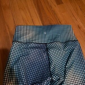 Lululemon Athletica Blue Polka Dot Leggings